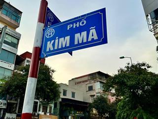 Cần bán nhà mặt phố kim mã, ba đình. dt 85m2 x 4t, mt 5,2m. vị trí đẹp nhất phố, vỉa hè rộng kd tốt