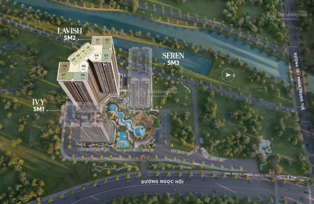 Căn 3pn 3vs diện tích 124.4m2 bàn giao nội thất cao cấp cđt tân hoàng minh giá chỉ 76tr/m2