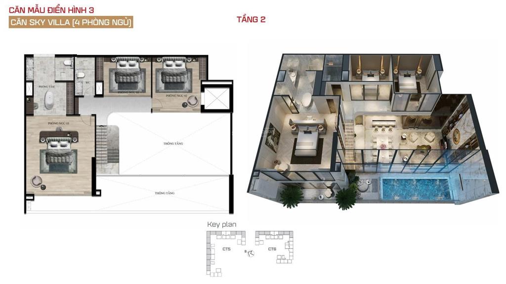 Sky villas long biên 304m2, 221m2 + duplex 98m2 bể bơi + thang máy riêng từng căn ra hàng đợt 1