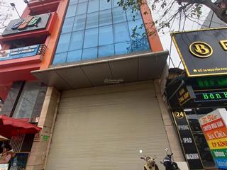 Chính chủ cho thuê nhà mặt phố trung kính. diện tích 80m2 x 7 tầng nổi 1 tầng hầm. thang máy, pccc