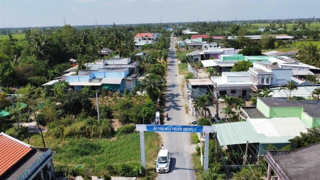 Kẹt tiền cần bán lô đất thổ cư mặt tiền thanh nhung, xã phước trung, gò công đông, 10x50m