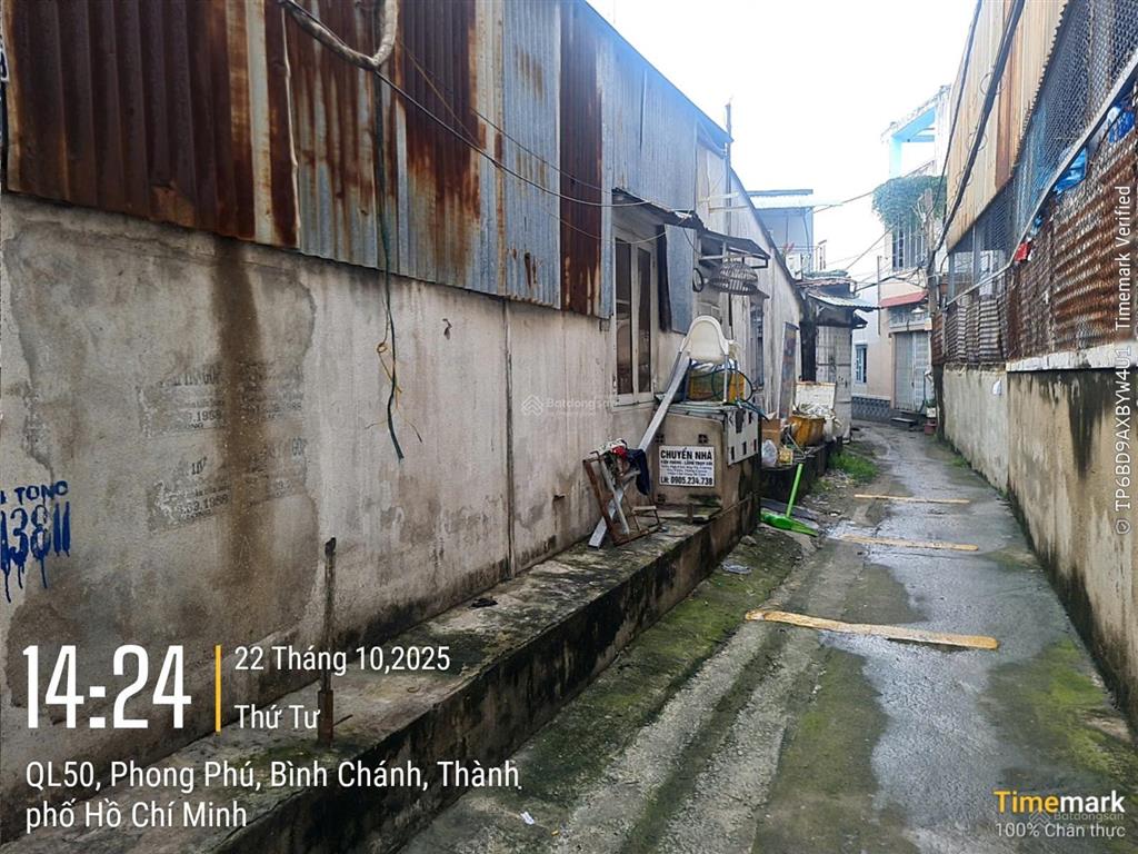 Bán nhà mặt tiền quốc lộ 50 xã phong phú, bình chánh