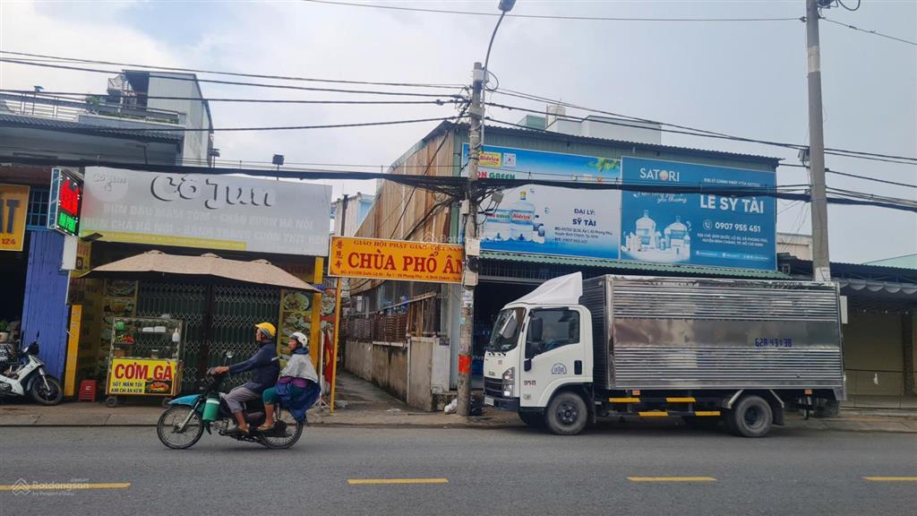 Bán nhà mặt tiền quốc lộ 50 xã phong phú, bình chánh