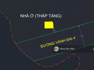 1225m2 đất đẹp gần sát đường vành đai 4 sắp mở, sổ hồng riêng chỉ 1,35 triệu/m² bao sang tên