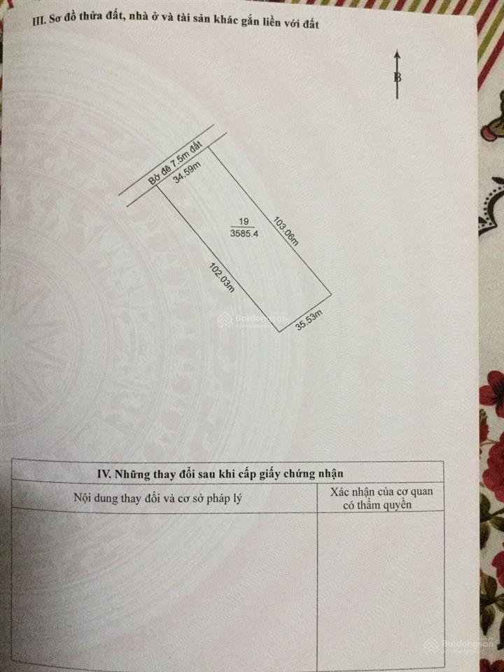 Cần bán đất (35m x 100m) 3585m2 xã thạnh lợi, huyện bến lức, tỉnh long an 300 nghìn/m2
