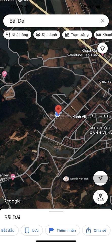 Bán đất mặt đường bãi dài đối diện xanh villas