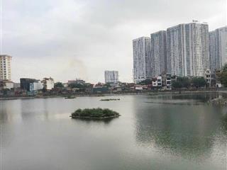 Bán gấp mảnh đất tặng nhà c4, đẹp định công, view hồ, oto tránh đỗ vào nhà mua ở kinh doanh cực đẹp