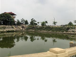 Bán đất lệ chi, gia lâm, 100m2 view thẳng hồ, vỉa hè rộng, quán bia, nhà hàng thoáng, ô tô tránh