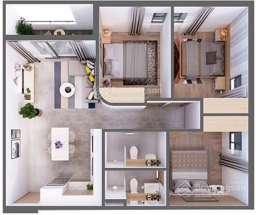 Bán ngay  giá sốc nhất thị trường  chỉ từ 2 tỷ 350  chính chủ cần bán căn 1pn 52m2 tại aurora