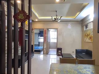 Căn hộ gần full nội thất, 64m2, 2 pn, 2wc, 1 pk & bếp cc dream home 7.6 triệu/th
