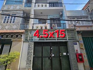 Bán nhà đường phan huy ích, p.12, gò vấp diện tích 4.5m x 15m trệt 3 lầu hẻm thông 6m vị trí đẹp