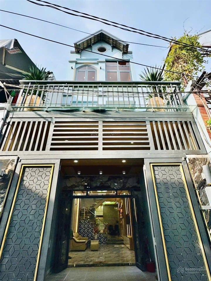 Nhà rẻ đẹp hẻm xe hơi sát ga t3  chợ tân sơn đường nguyễn tư giản f12 gò vấp 4x17 trệt 2 lầu 4pn