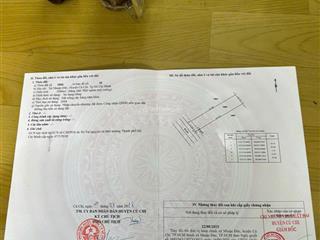 Bán nền đất đường bà thiê, củ chi