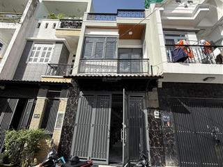 Nhà 1 lầu hẻm xe hơi 6m sát ngã tư ga  tl14  gần gò vấp.dt. 4m x 14m  4pn, nội thất cao cấp.