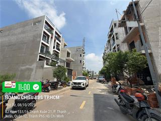 Bán 2 nền liền kề dt khủng. 4m x 28m  108  113m2 thổ cư. hẻm 12m khu phân lô vip sát gò vấp. vip