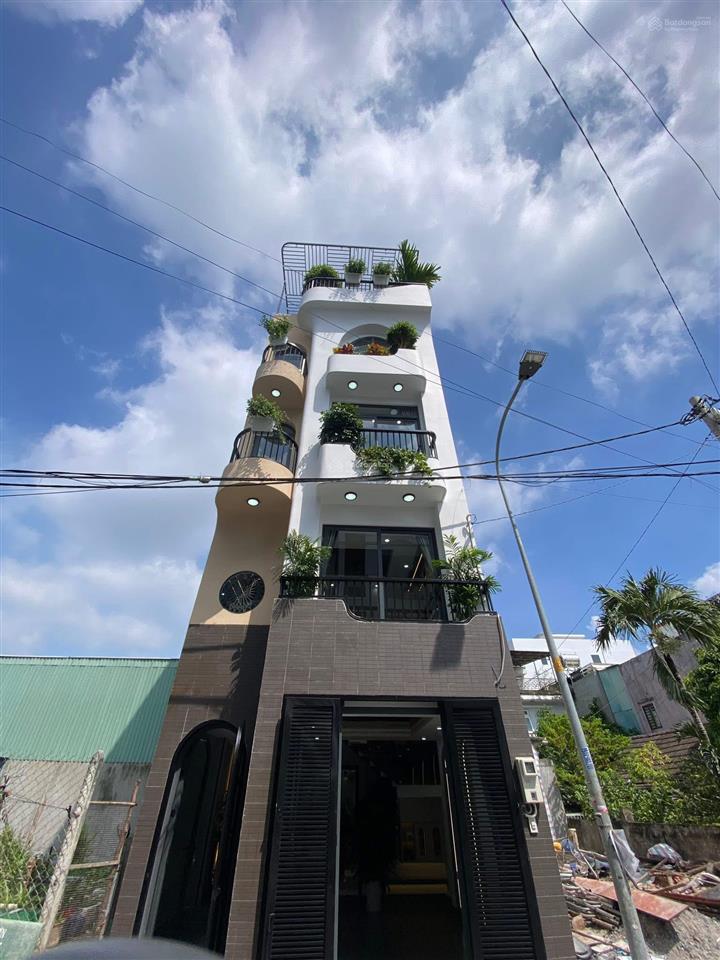 Nhà 1 lửng 3 lầu mặt tiền kinh doanh tl37 full nội thất cao cấp  đường nhựa 12m khu kinh doanh tốt