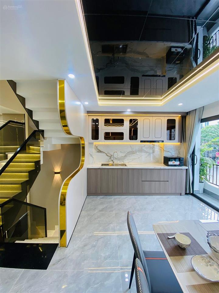 Nhà 1 lửng 3 lầu mặt tiền kinh doanh tl37 full nội thất cao cấp  đường nhựa 12m khu kinh doanh tốt