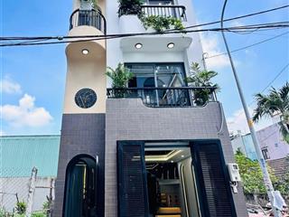 Nhà 1 lửng 3 lầu mặt tiền kinh doanh tl37 full nội thất cao cấp  đường nhựa 12m khu kinh doanh tốt