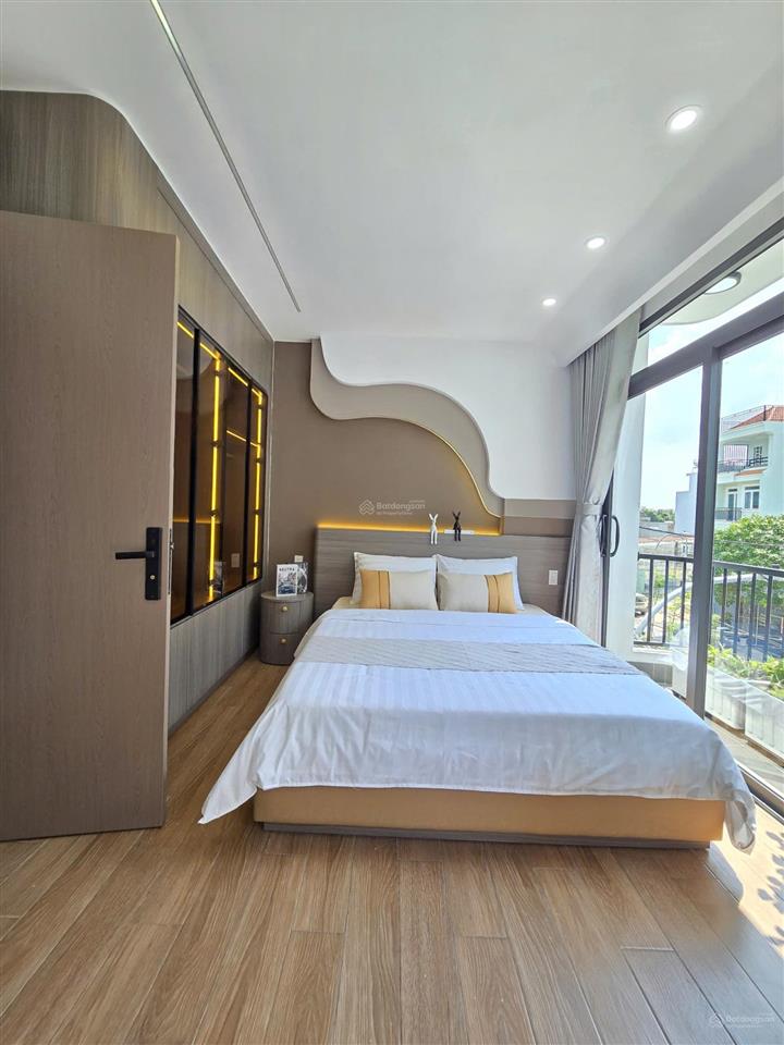 Nhà 1 lửng 3 lầu mặt tiền kinh doanh tl37 full nội thất cao cấp  đường nhựa 12m khu kinh doanh tốt