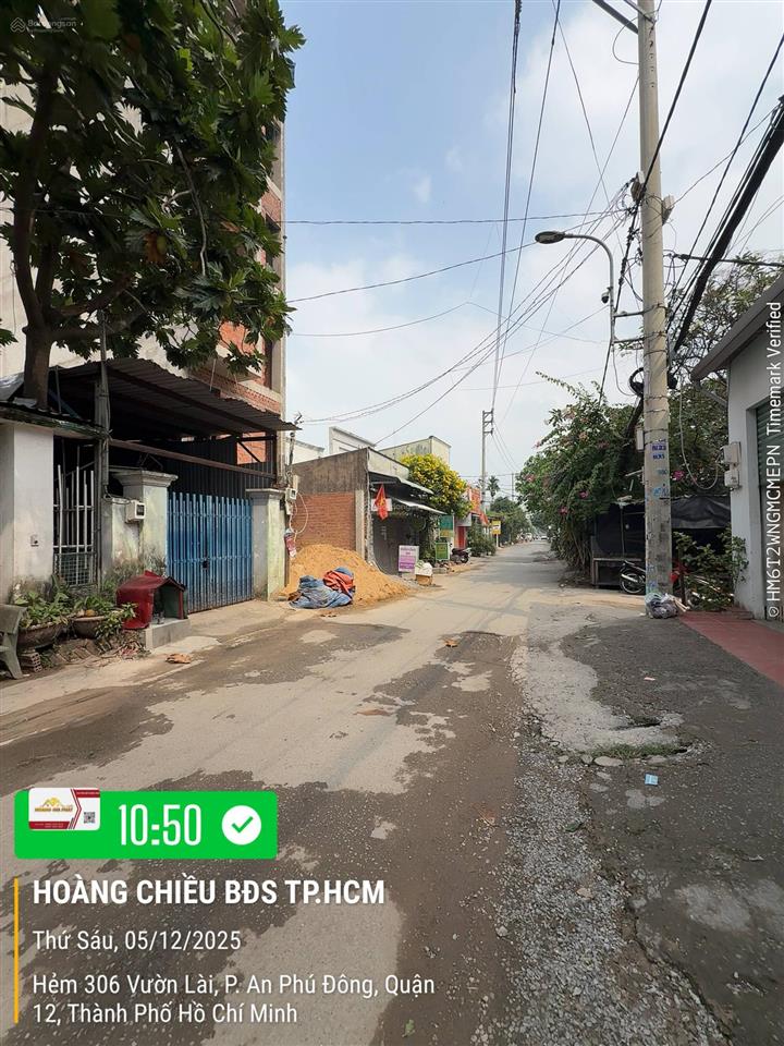 Lô góc 2 mặt tiền hẻm 6m sát cầu sắt an phú đông.dt. 8.33m x 11m  86.5m2 thổ.giá tốt nhất vườn lai