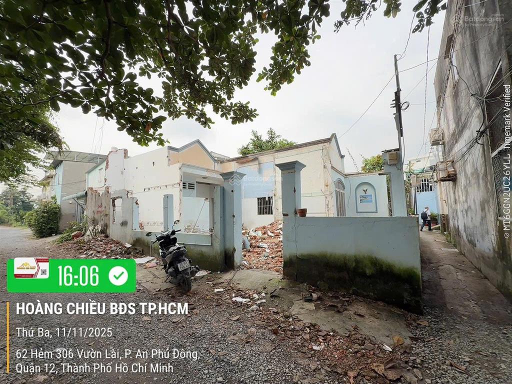 Lô góc 2 mặt tiền hẻm 6m sát cầu sắt an phú đông.dt. 8.33m x 11m  86.5m2 thổ.giá tốt nhất vườn lai