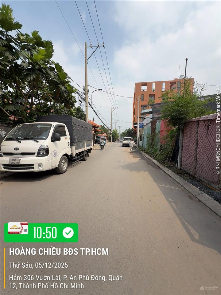 Lô góc 2 mặt tiền hẻm 6m sát cầu sắt an phú đông.dt. 8.33m x 11m  86.5m2 thổ.giá tốt nhất vườn lai