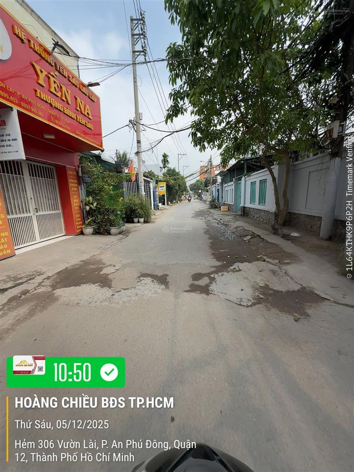 Lô góc 2 mặt tiền hẻm 6m sát cầu sắt an phú đông.dt. 8.33m x 11m  86.5m2 thổ.giá tốt nhất vườn lai