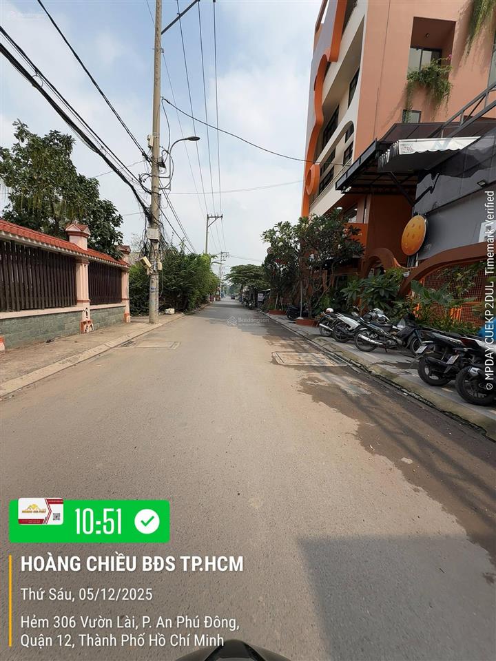 Lô góc 2 mặt tiền hẻm 6m sát cầu sắt an phú đông.dt. 8.33m x 11m  86.5m2 thổ.giá tốt nhất vườn lai