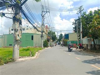 Đất đẹp 2 mặt tiền. 5.8m x 21m  116m2 đất ở hẻm 6m tl15  gần chợ vườn lài  đh nguyễn tất thành