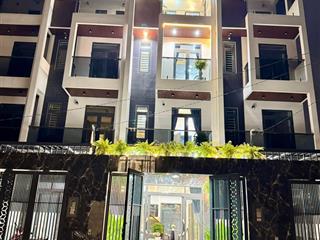 Nhà 3 lầu cao cấp sân xe hơi hẻm 12m gần cầu an lộc  giáp gò vấp. dt. 4.1m x 19.8m  80m2. giá tốt