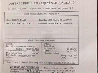 Cần bán mt tân sơn f15 tân bình 100m đối diện sân golf
