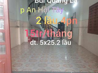 Nhà cho thuê đường bùi quang là ,p 12 gò vấp, 125m2 2 lầu , 4pn