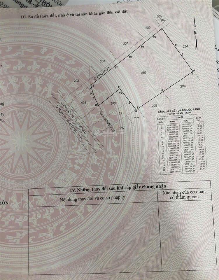 Bán đất tại quốc lộ 22, tân hiệp, hóc môn, hồ chí minh, giá tốt 8 triệu / m2, 16348.1m2
