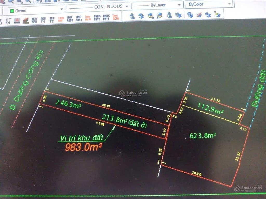 Cần bán lô đất mặt tiền đường dương công khi, cách đường nguyễn văn bứa 100m