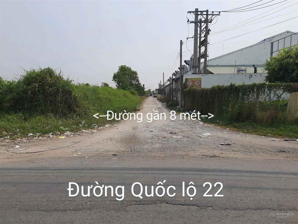 Cần bán lô đất công năng nhà xưởng nằm một sẹc đường quốc lộ 22 ngay ngã ba hồng châu, tân hiệp