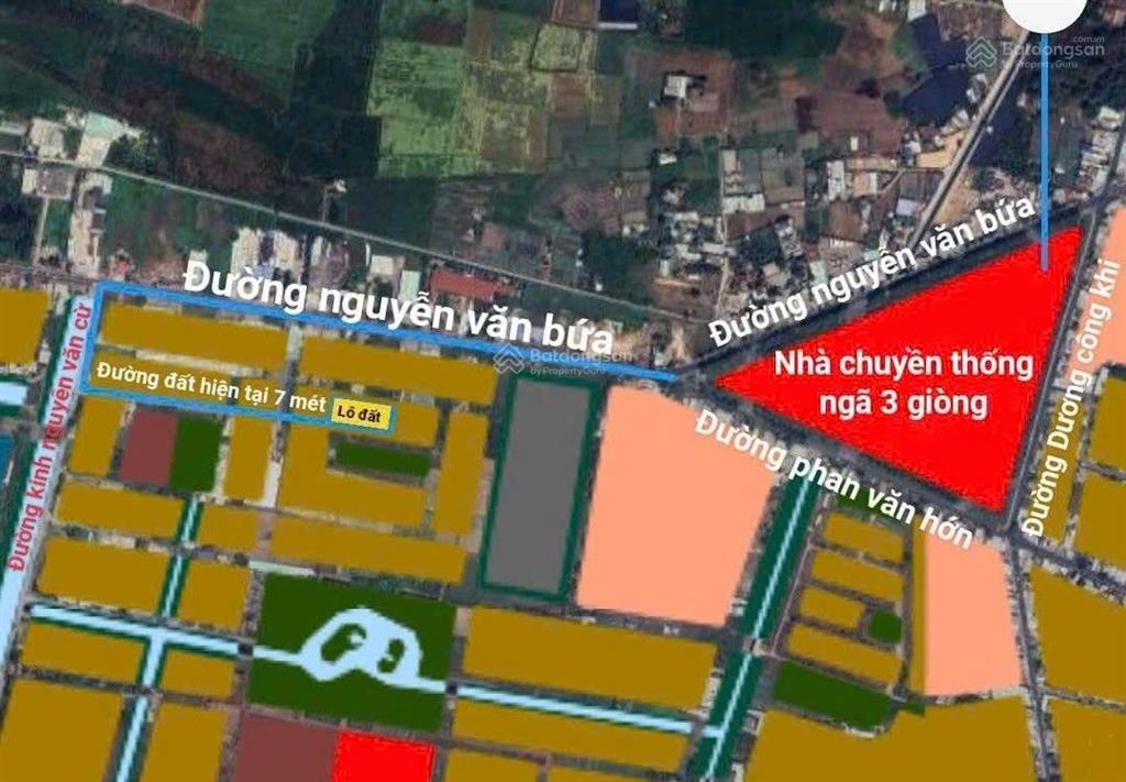 Cần bán lô đất mặt tiền đường nguyễn văn bứa, xã xuân thới thượng, hóc môn, tphcm, đt 5233m2