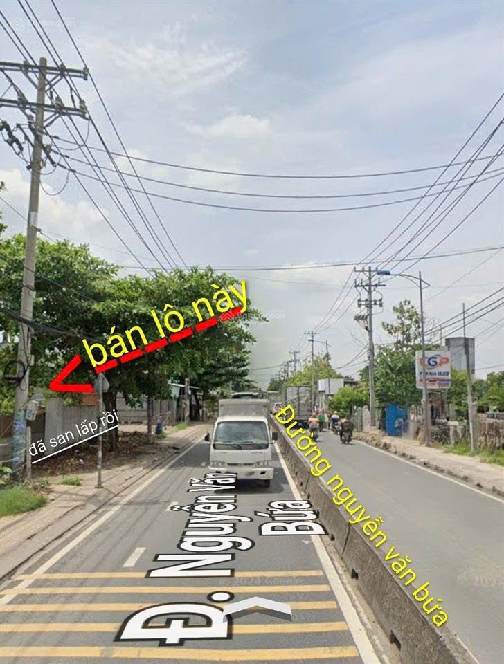 Cần bán lô đất mặt tiền đường nguyễn văn bứa, xã xuân thới sơn, hóc môn, tp.hcm ngang 20m sâu 50m