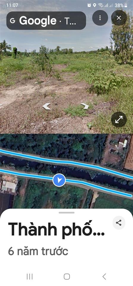 Đất nằm mặt tiền đường bờ kênh nguyễn văn cừ xã xuân thới thượng hóc môn tphcm