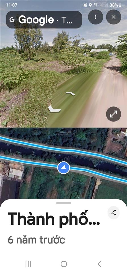 Đất nằm mặt tiền đường bờ kênh nguyễn văn cừ xã xuân thới thượng hóc môn tphcm