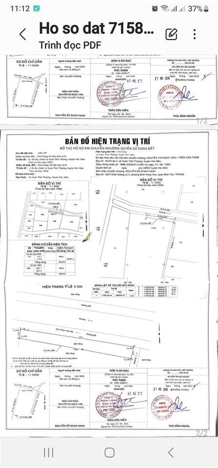 Đất nằm mặt tiền đường bờ kênh nguyễn văn cừ xã xuân thới thượng hóc môn tphcm