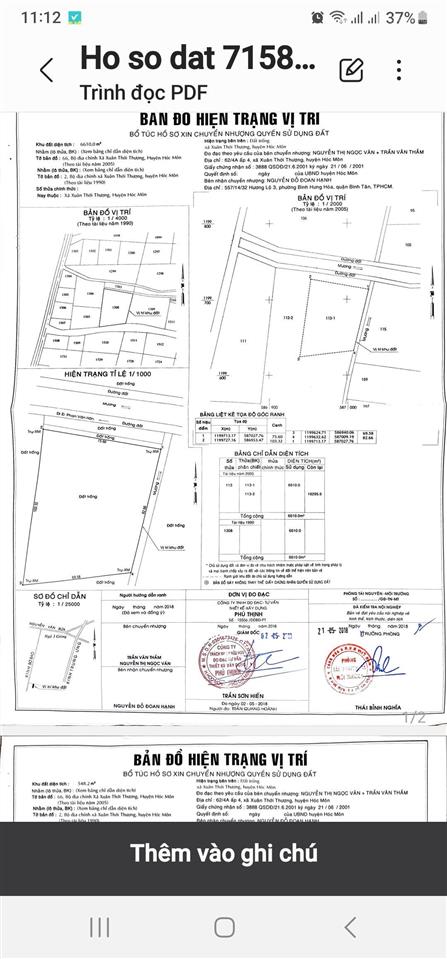 Đất nằm mặt tiền đường bờ kênh nguyễn văn cừ xã xuân thới thượng hóc môn tphcm