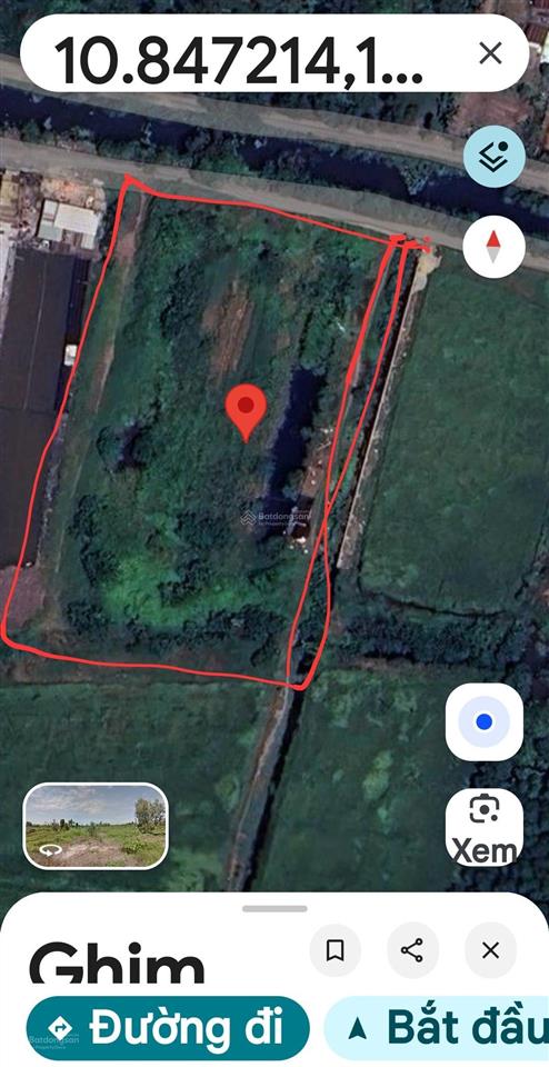 Đất nằm mặt tiền đường bờ kênh nguyễn văn cừ xã xuân thới thượng hóc môn tphcm