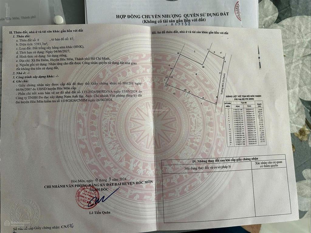 Cần bán lô đất công năng xây dựng trường học, mặt tiền đường kênh t2 bà điểm, hóc môn, tphcm