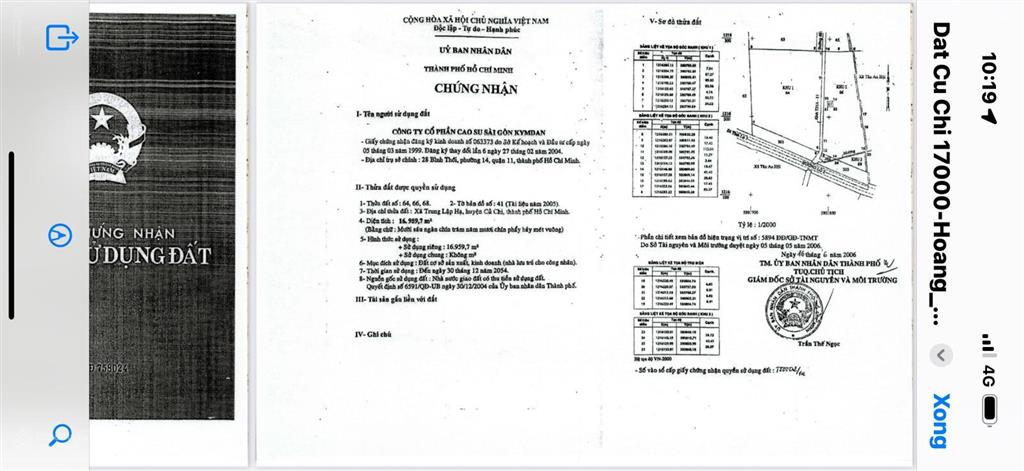 Cần chuyển nhượng đất skc mặt tiền tỉnh lộ 2, củ chi 17.000m2