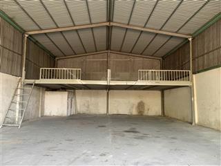 Cho thuê kho xưởng 500m2 mặt tiền đường nguyễn thị lắng, củ chi