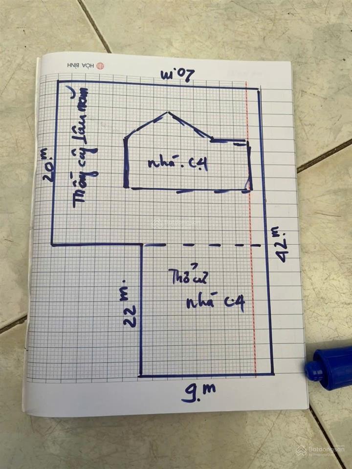 Bán nhà 518m2 mặt tiền đường thị trấn tân hiệp hóc môn