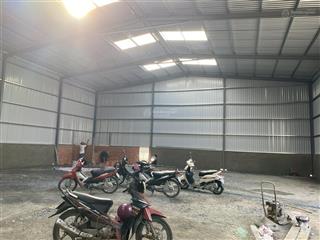 Cho thuê kho xưởng 390m2 đường nguyễn thị ly hóc môn,