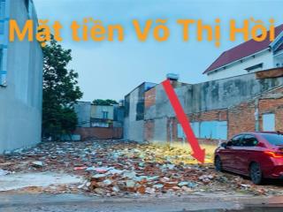 Bán đất mặt tiền võ thị hồi chợ nhỏ  4 lô trước sau giá 4,3 tỷ......tl