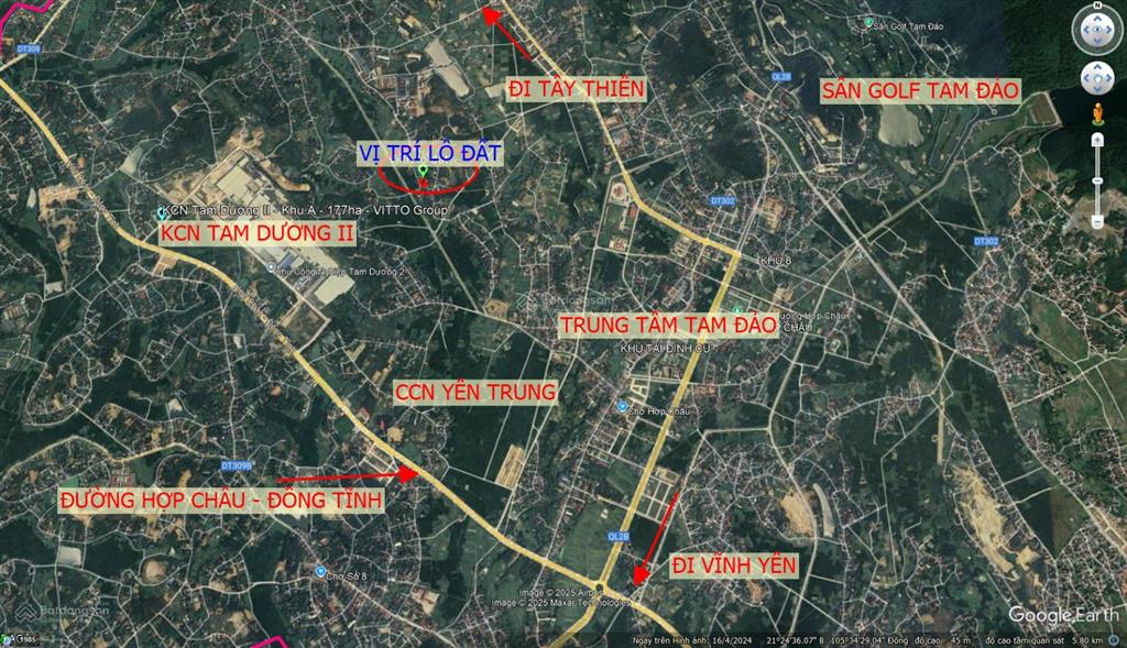 Bán đất nghỉ dưỡng tam đảo, vĩnh phúc diện tích hơn 1000m2 có thổ cư