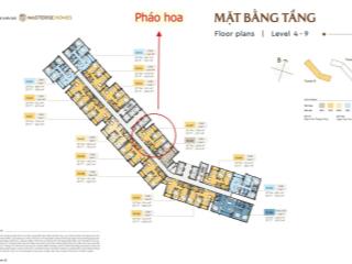 Bán căn 01 tầng 26 masteri rivera đà nẵng view pháo hoa tuyệt đẹp, giá chỉ 5,8 tỷ  ngay